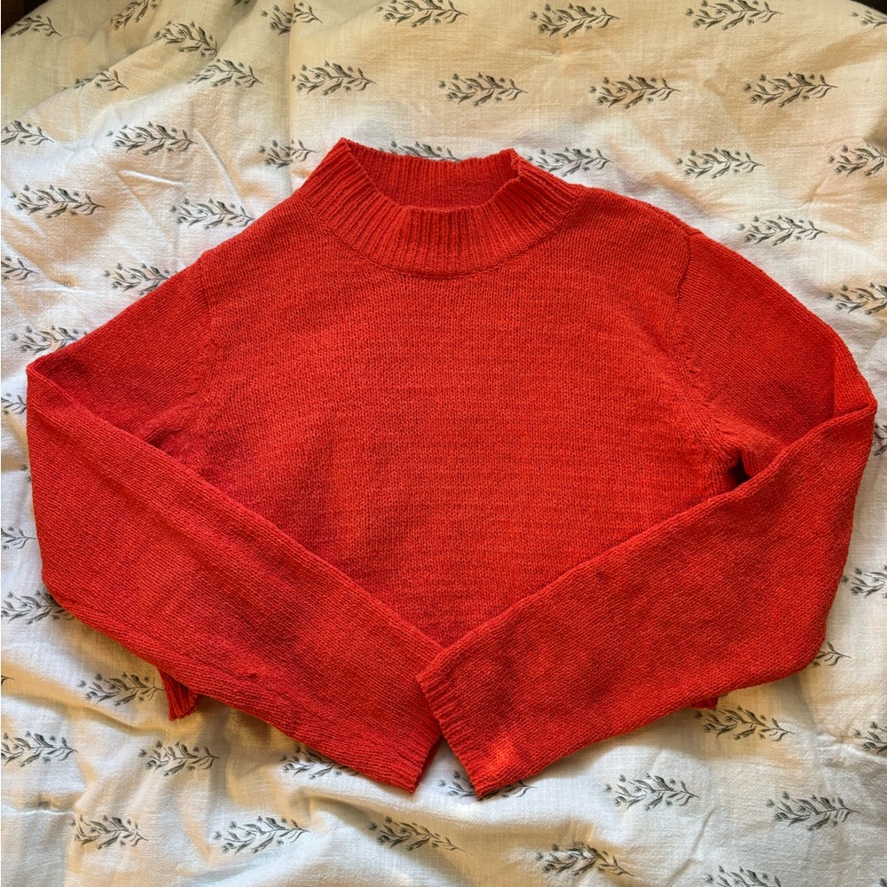 Wild Fable Vibrant Red Turtleneck Sweater